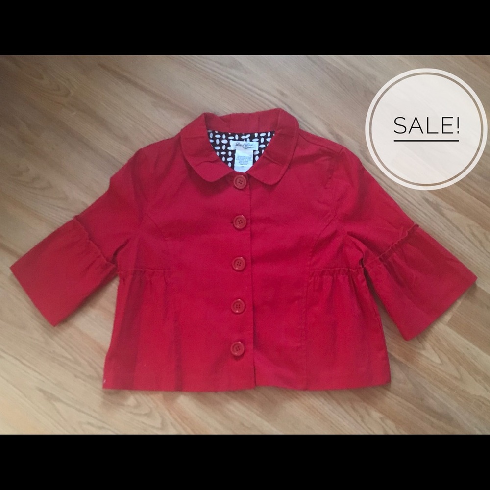 Lots Of Love By Speechless Button Down Top Red